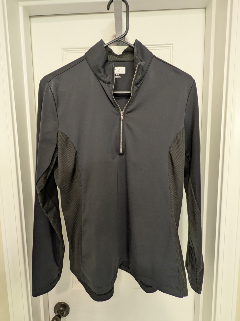 Greg Norman Collection Black Quarter-Zip Pullover